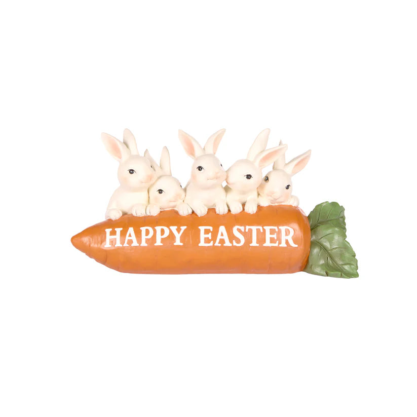 Happy Easter Carrot Sign