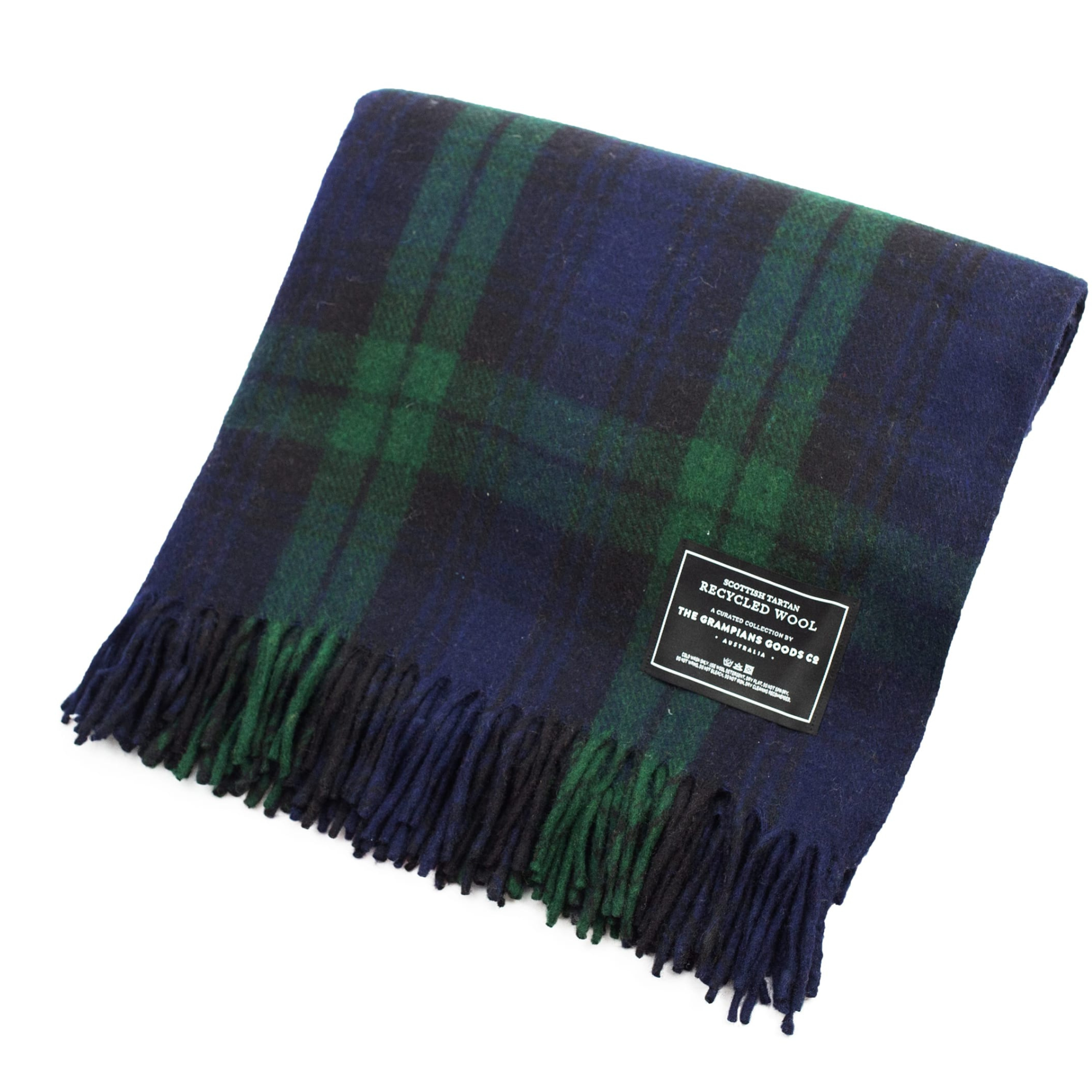 Heritage Collection | Recycled Wool Tartan Blankets | Forest