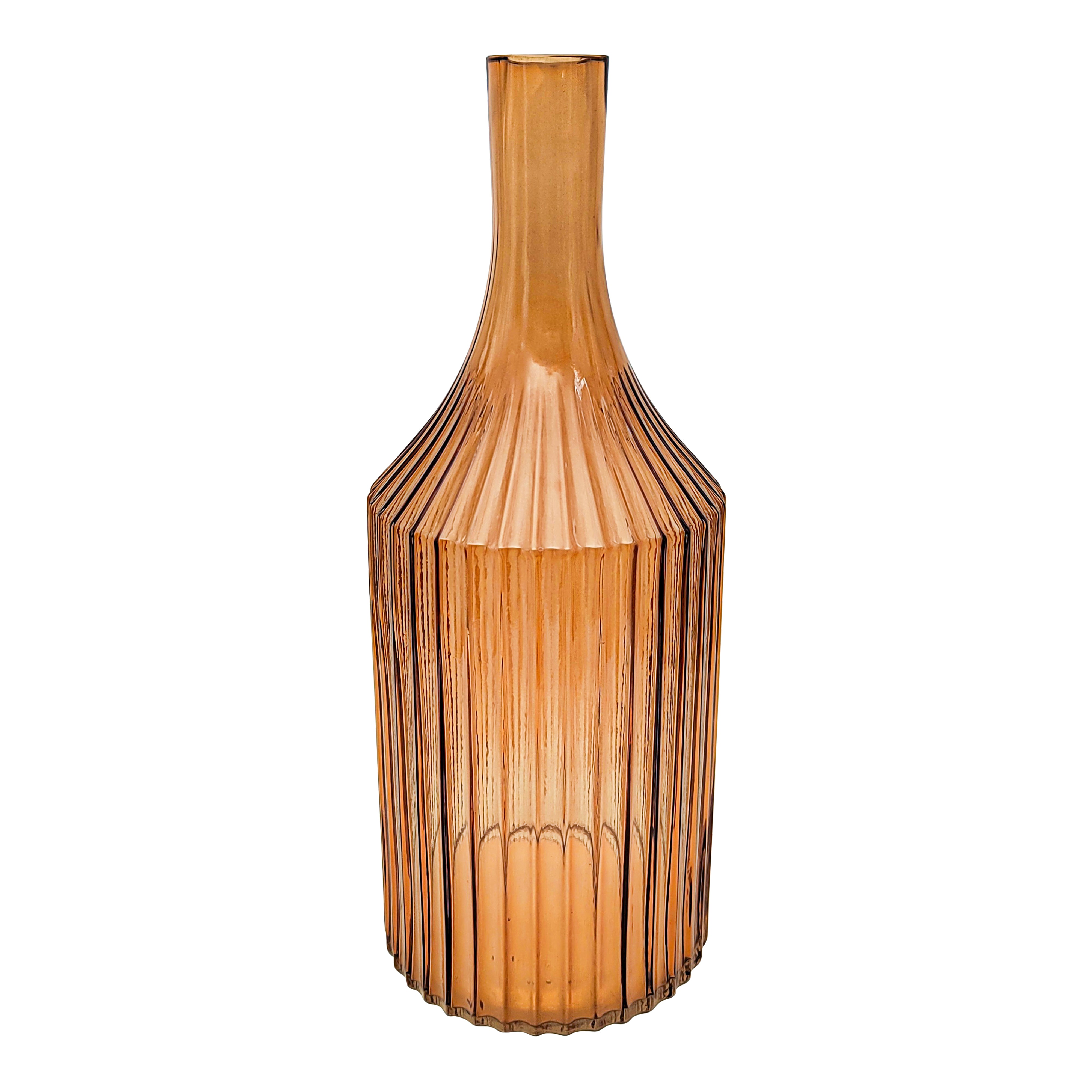 Nova Glass Ribbed Bottle