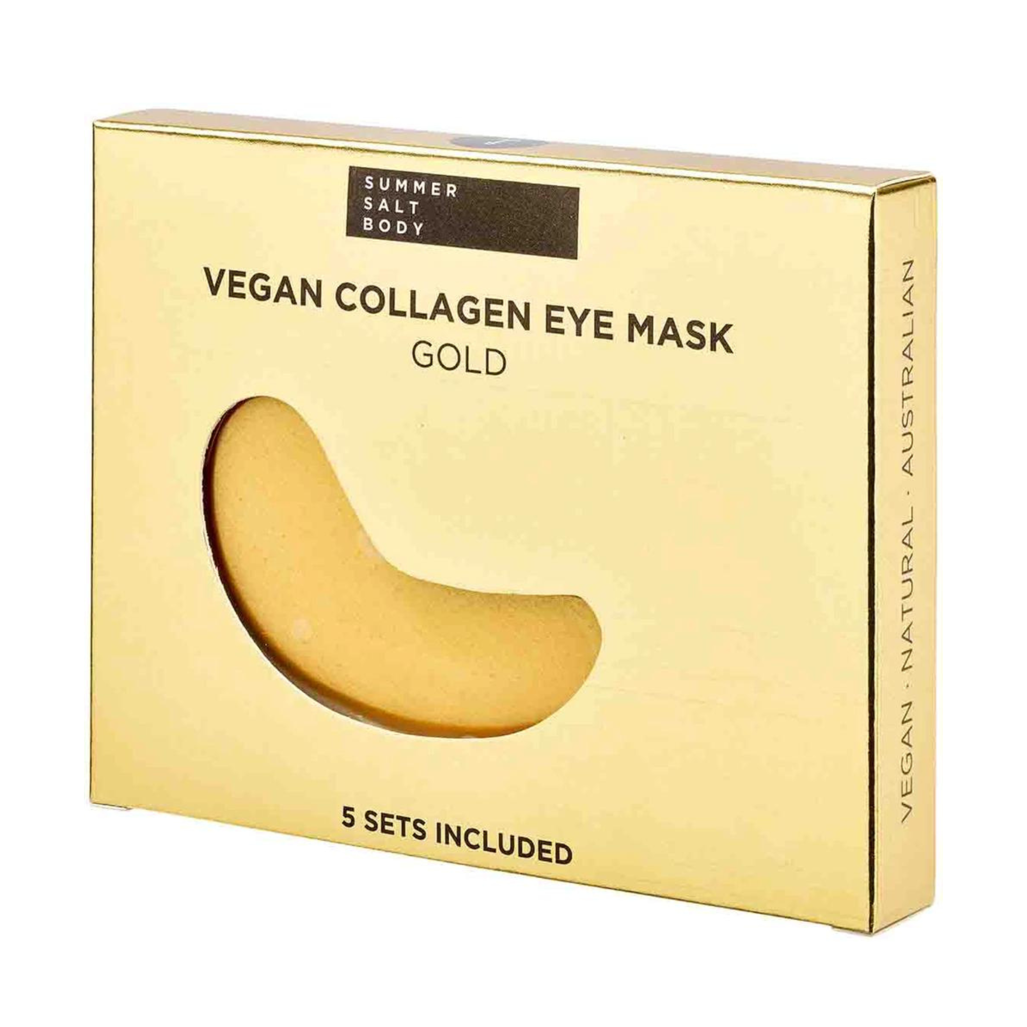 VEGAN COLLAGEN EYE MASK GOLD