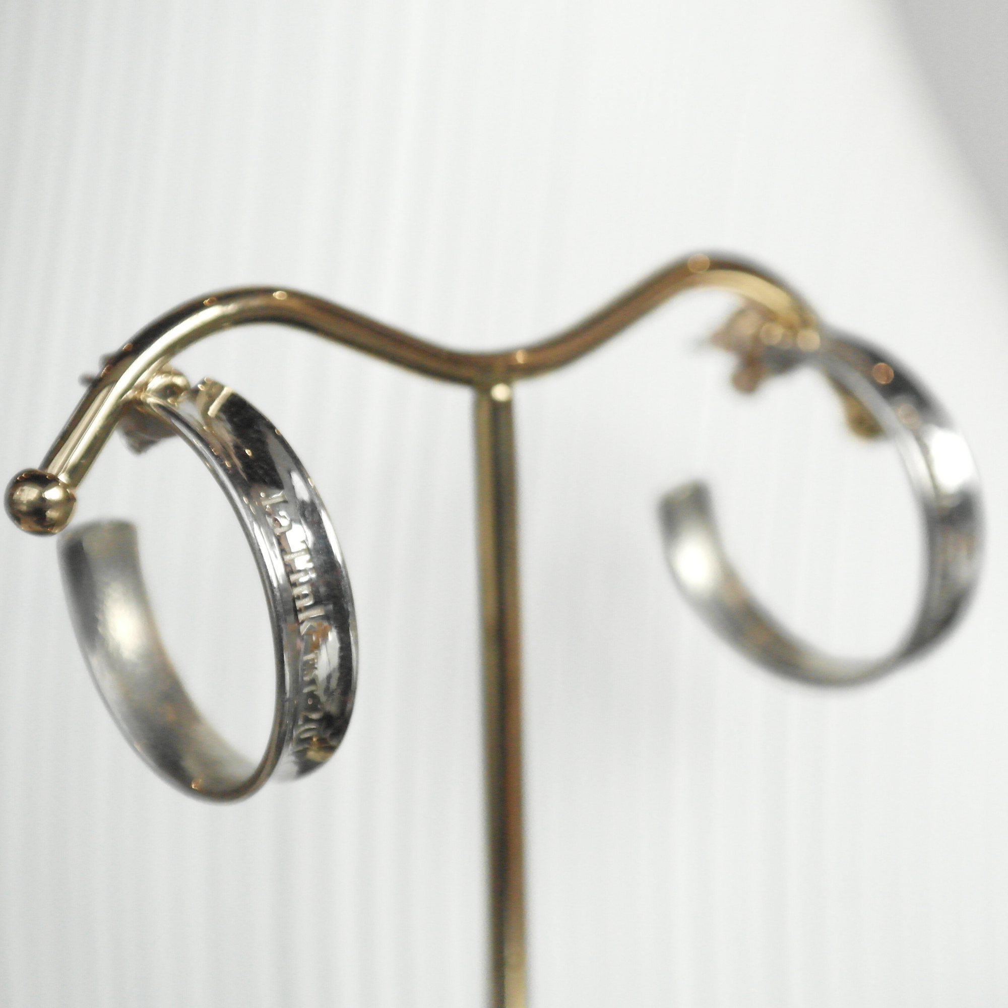 Silver Hoop Earrings