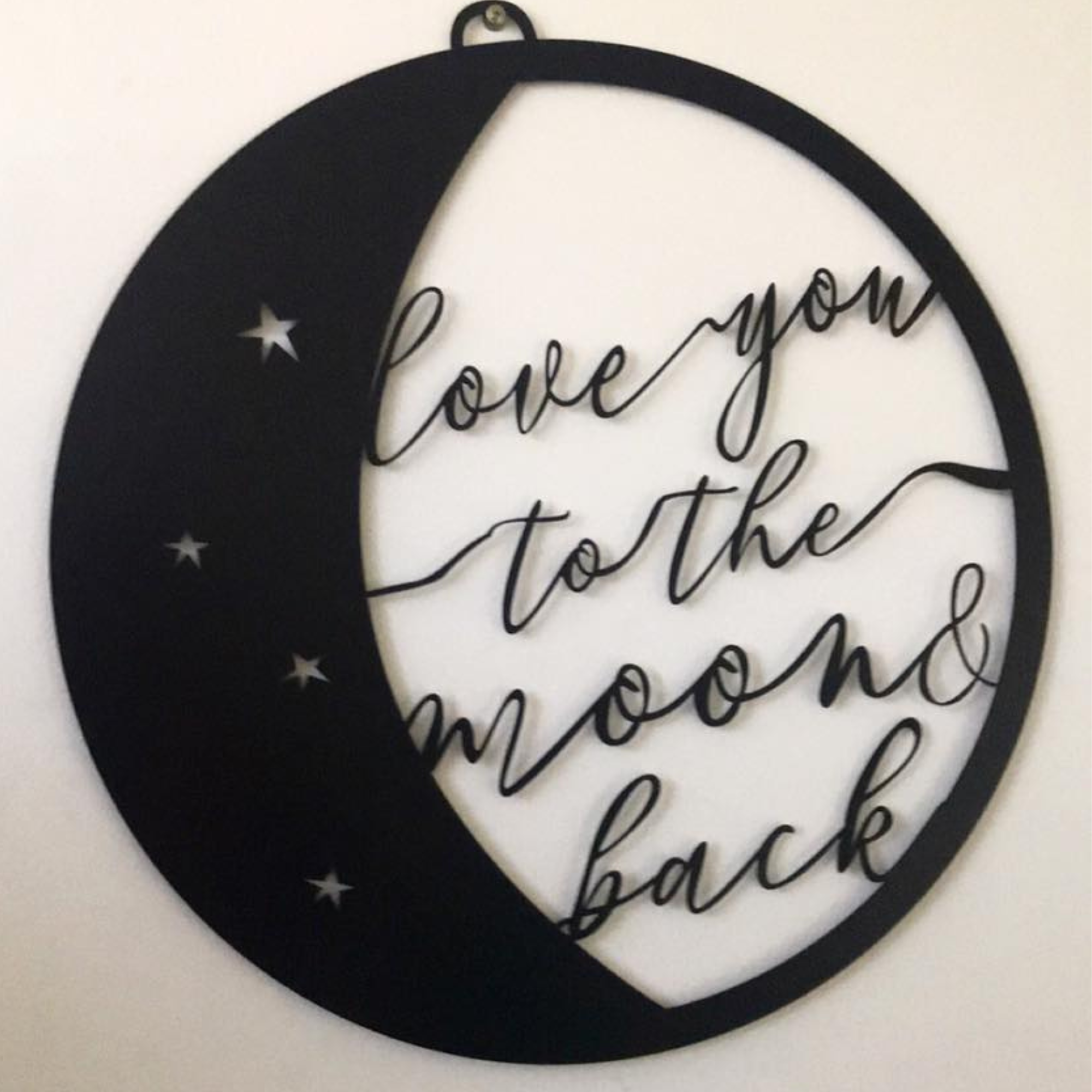 Moon & Back Wreath