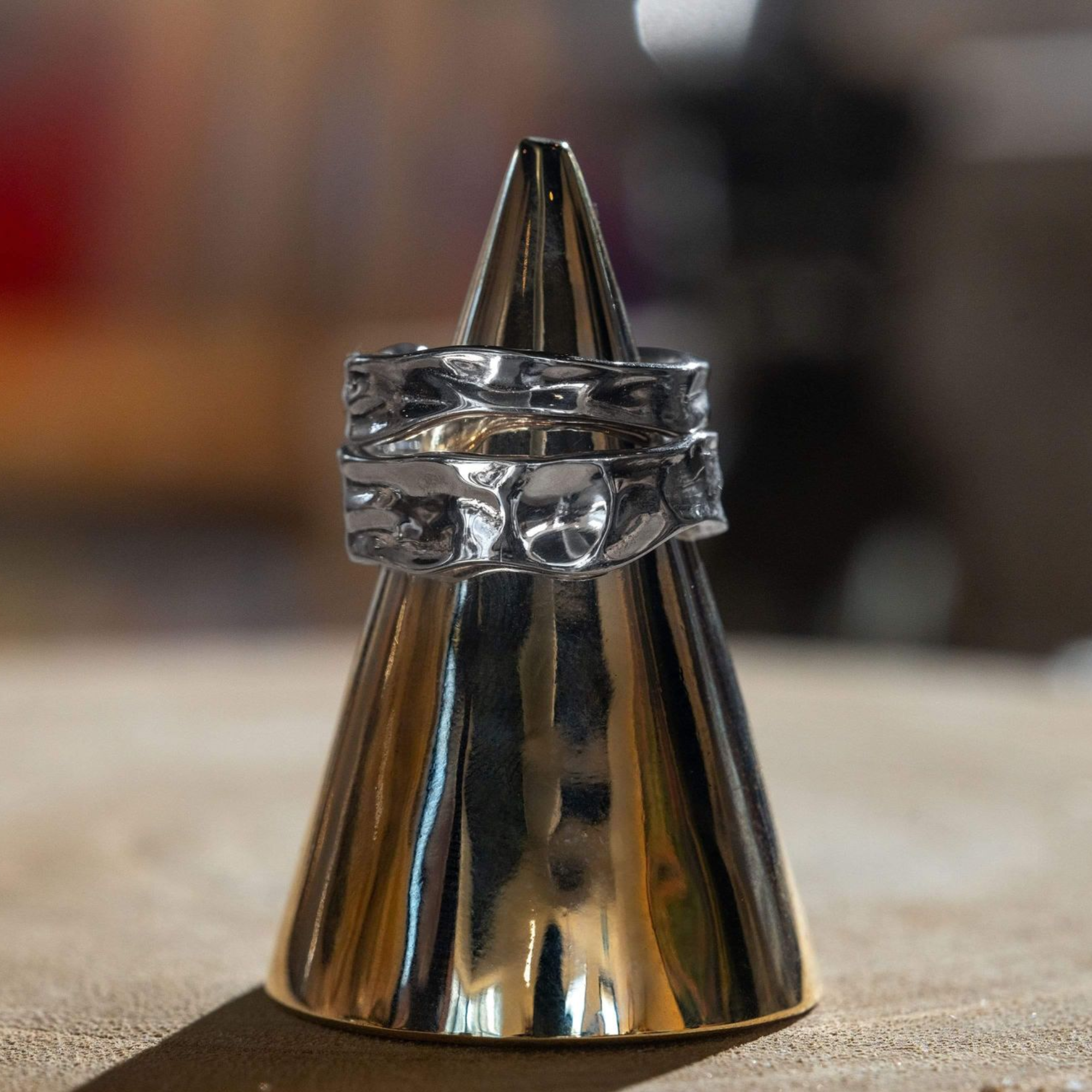 Silver Wave Ring