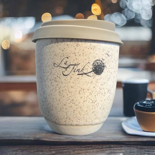 LaTink Ceramic Travel Mug