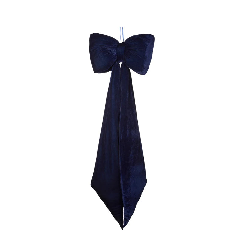 Navy Elongated Bow