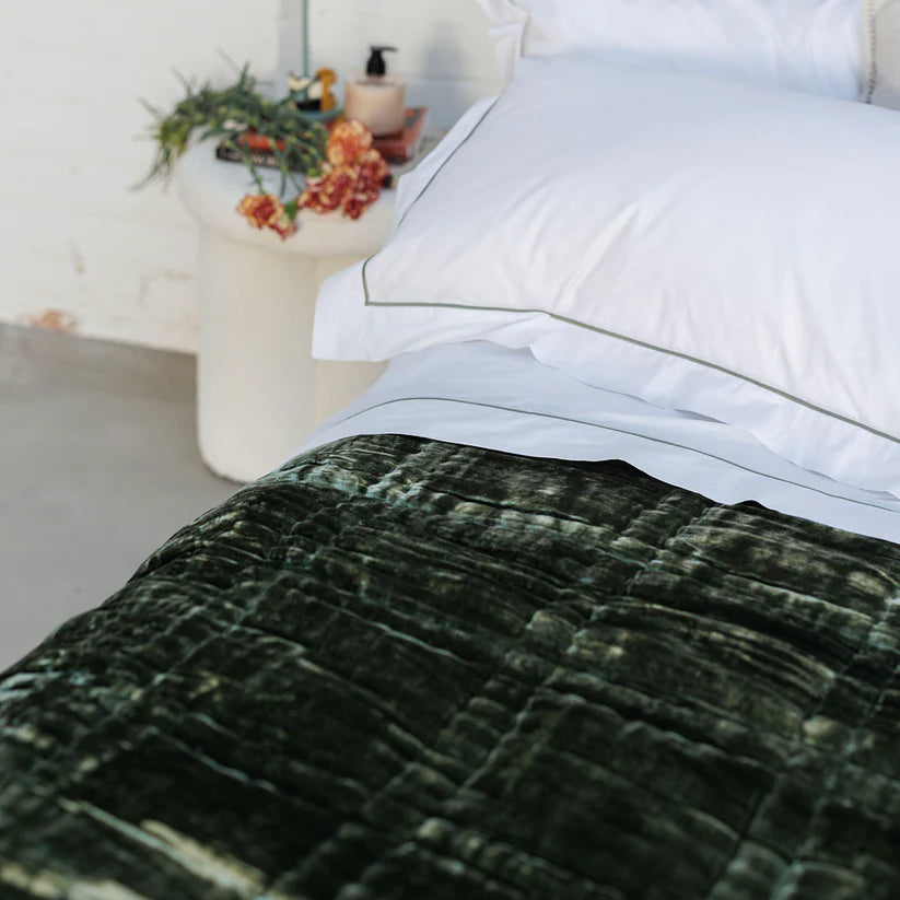 Grace Embroidered Cotton Sheet Set