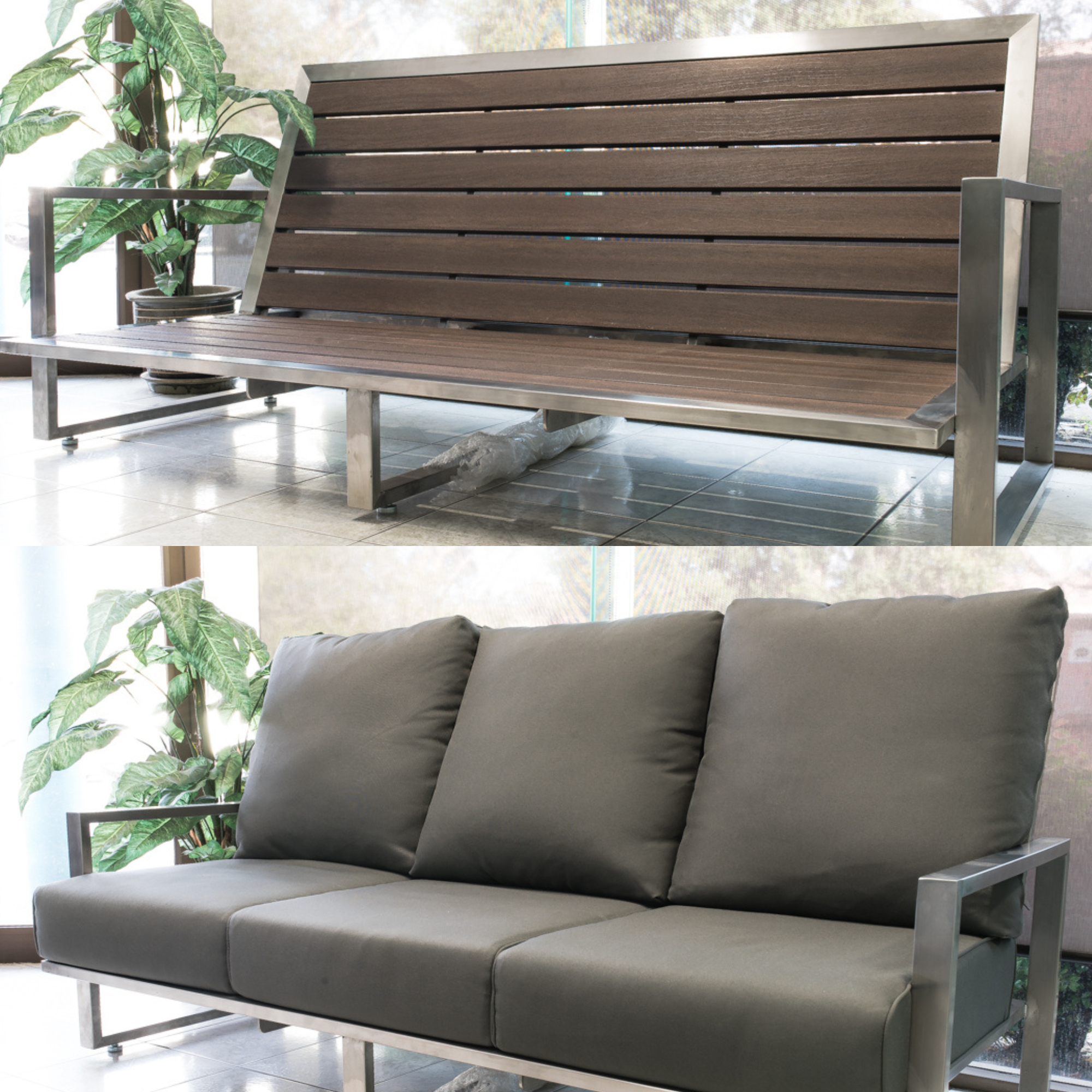 3 Seater Outdoor Bench