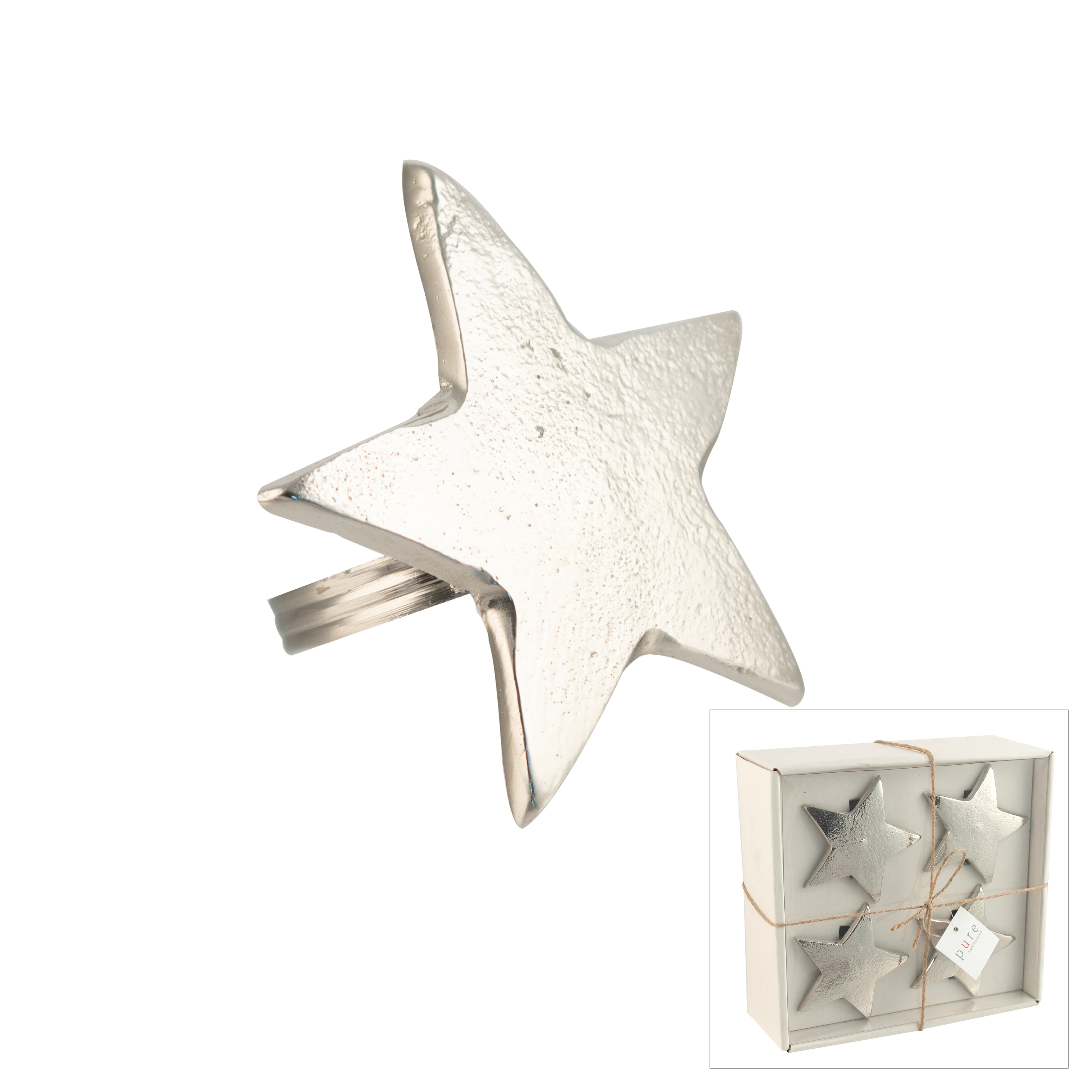 Gold star napkin on sale rings