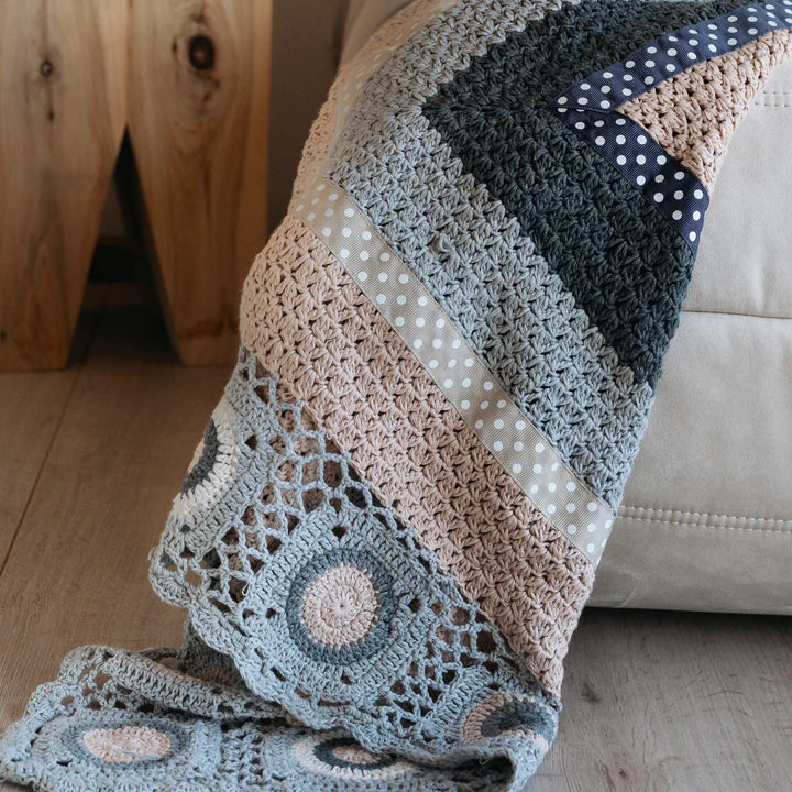 Grey and Cream Blanket