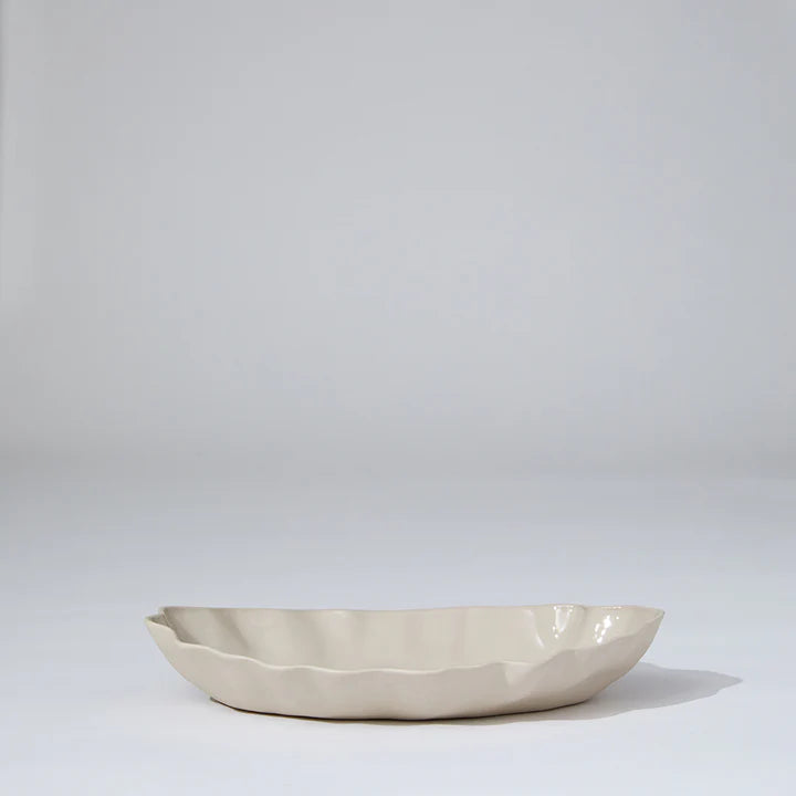 Ruffle Rectangle Platter (M)